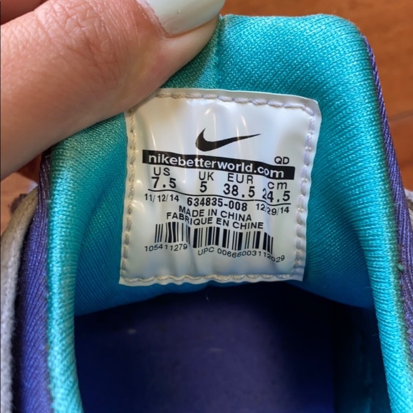 Nike Air Huarache Run Wolf Grey Persian Violet - Picture 8 of 8